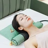 Adjustable Mugwort Pillow Hot Compress Therapy Cushion Vibration Massage Salt Pillow Inflatable Mat Health Care Pillow 1