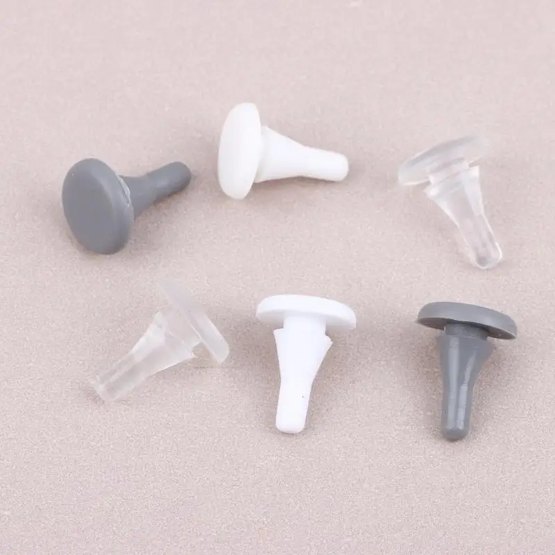 *20PCS 엘리베이터 홀 도어 충돌 방지 못/충돌 방지 고무 패드/충격 흡수 콩/오프닝 5-6mm 두께 2MM