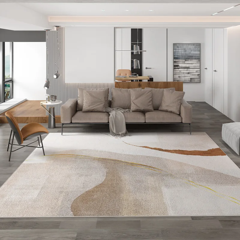 

Modern Abstract Living Room Carpet Home Light Luxury Bedroom Coffee Table Rug Study Office Kitchen Non-slip Dirt-resistant Rugs