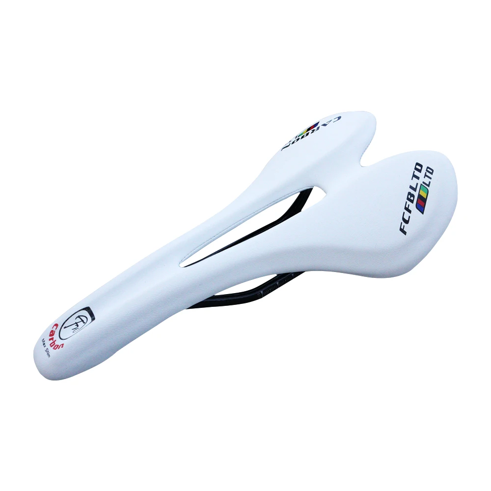 Bicycle Saddle carbon leather soft for mtb road bike man woman
