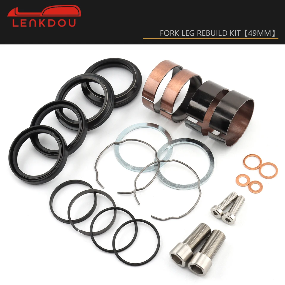 Aazon.co: BIGLKN 39 Fork Seals Rebuild Kit Copatible For Harley Fork Seals Sportsters 1988