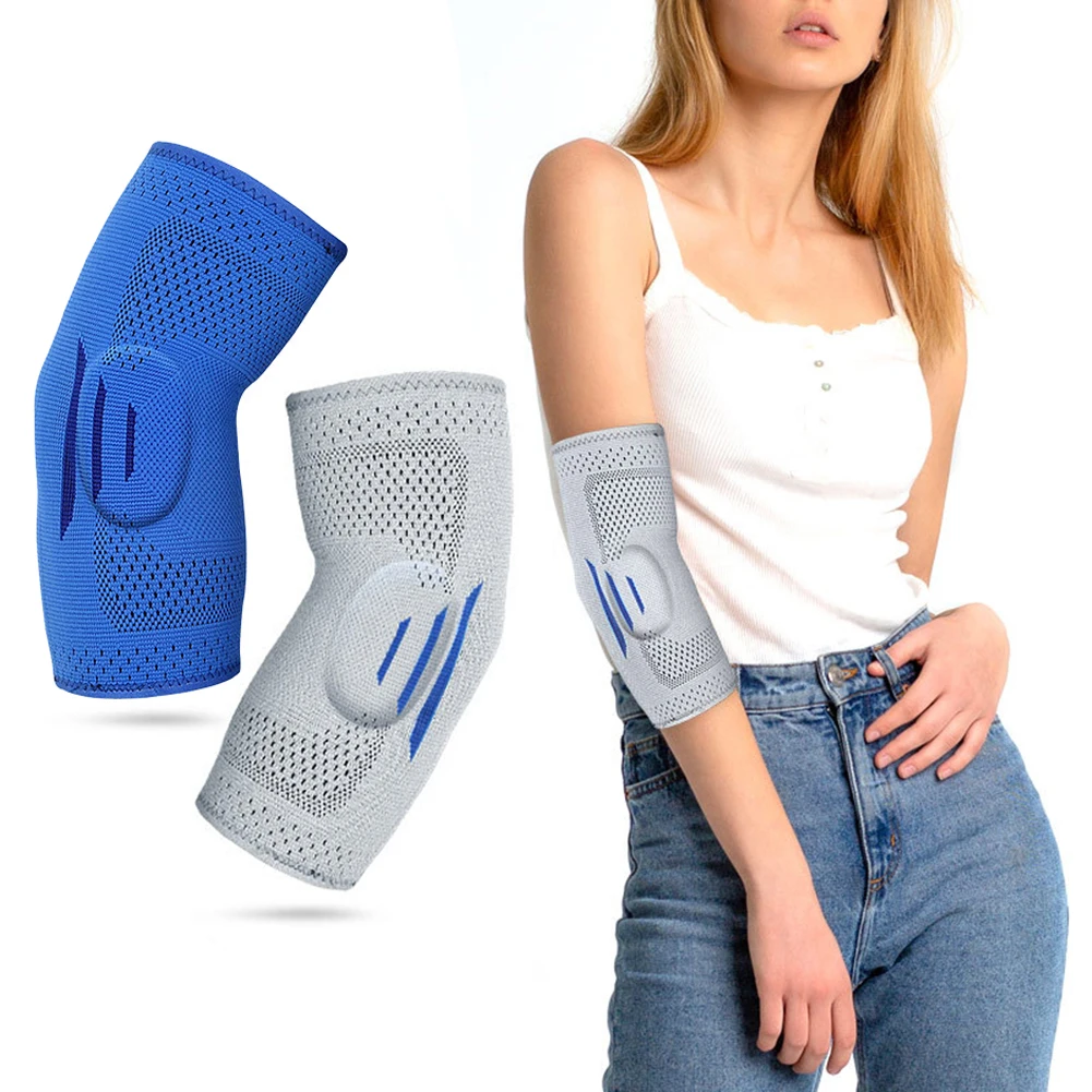 1pc Elbow Brace Pad Compression Support Arm Sleeve Armband Elbow Sleeve Pad Brace for Tendonitis Reduce Pain Sport Arm Guard elbow brace elbow strap elbow pads