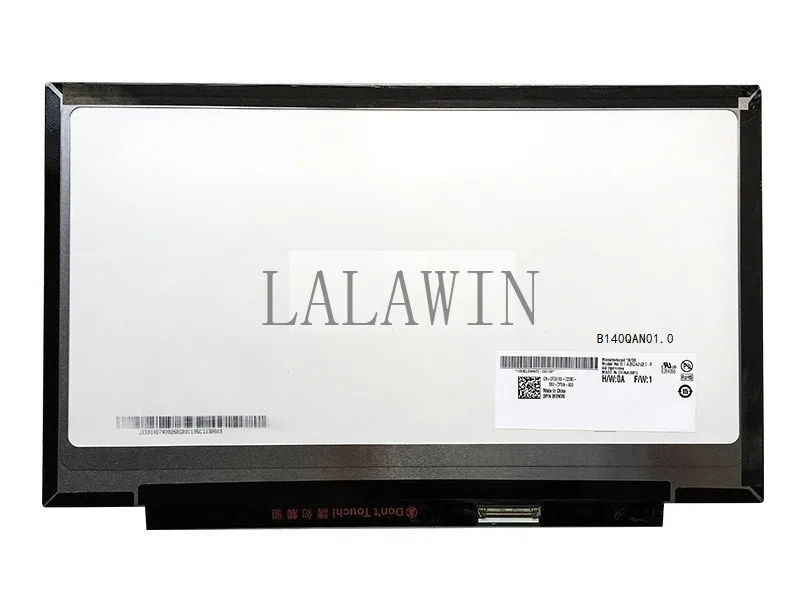 

B140QAN01.0 fit LP140QH1 SPD2 2560x1440 40pin IPS 60Hz Laptop LCD Screen