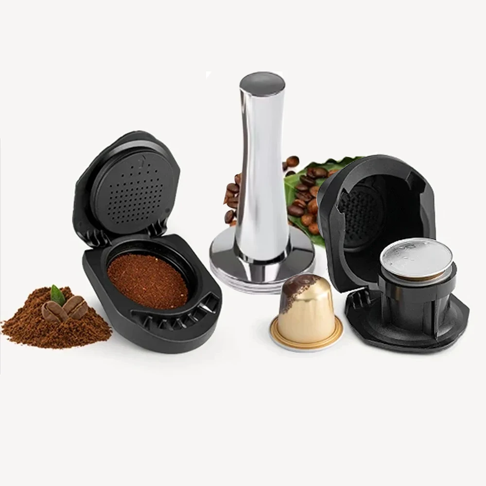 Coffee Capsule Adapter Refillable Reusable Compatible with Dolce Gusto Genio S Piccolo XS Machine
