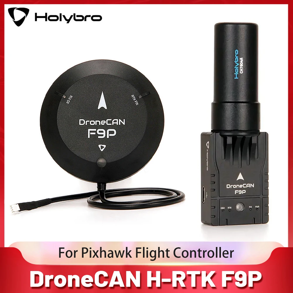 

HolyBro Drone H-RTK F9P Rover/Спиральная высокоточная система позиционирования GNSS для контроллера полета OpenSource Pixhawk
