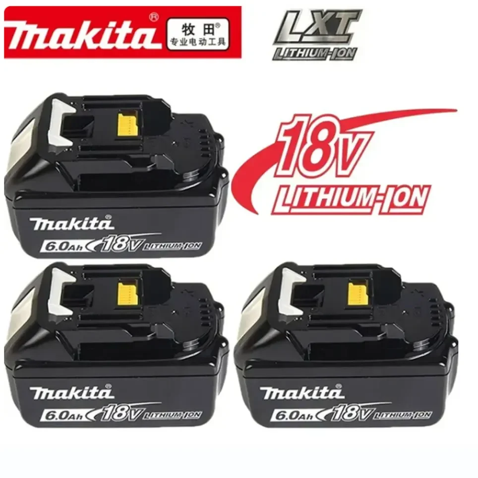 

Makita Original 18V 6.0AH 5.0AH Rechargeable Power Tool Battery LED Lithium Ion Replacement LXT BL1860B BL1860 BL1850