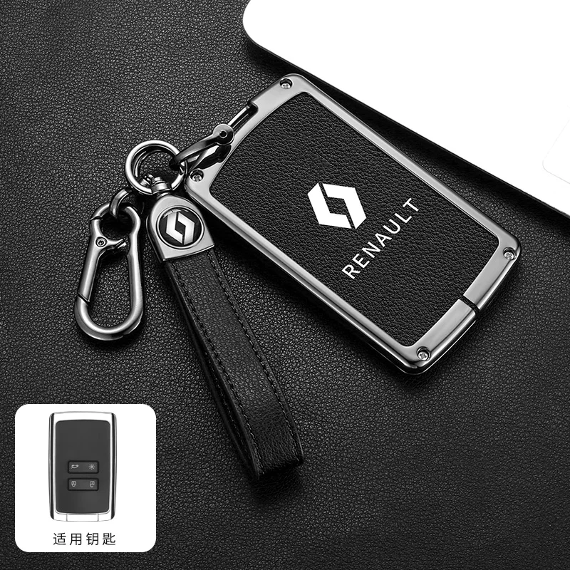 Zinc-Alloy-Car-Key-Case-Capa-Shell-para-Renault-Koleos-Captur-Kadjar ...