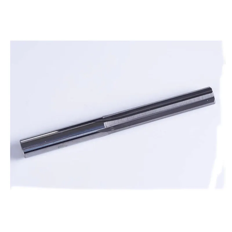 Tungsten steel reamer straight groove reamer H7 solid carbide machine straight shank 1mm12mm YG6X