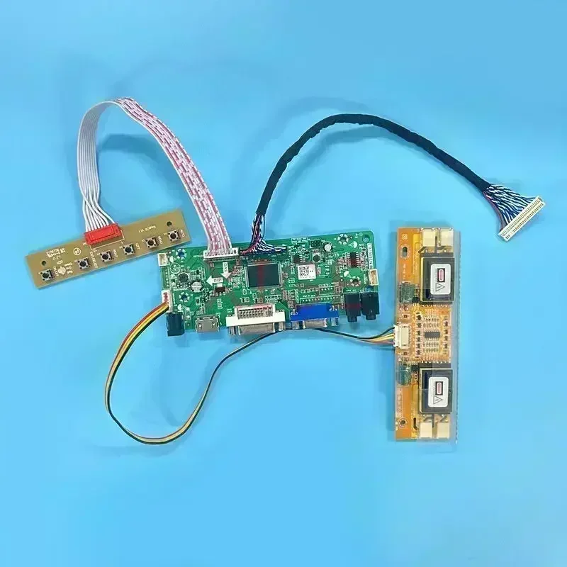

For HT190E01 HT170E01 HT170EX1 MNT68676 LCD Controller Board Kit DIY 30Pin LVDS 4CCFL 1280*1024 HDMI-Compatible VGA DVI Display