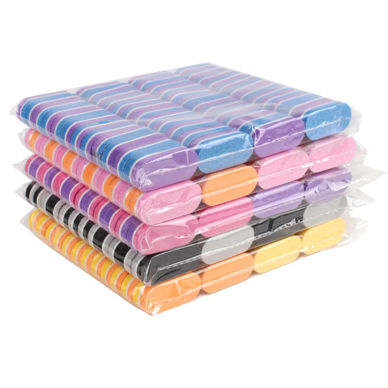 50PCS Mini Double Sided Nail File Sponge