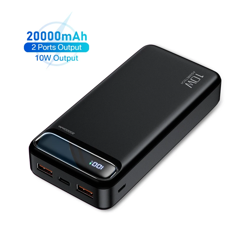 Banco de energía de carga rápida 60000mAh QC3.0 PD20W batería externa  portátil para exteriores para Xiaomi Apple cargador rápido – Los mejores  productos en la tienda online Joom Geek