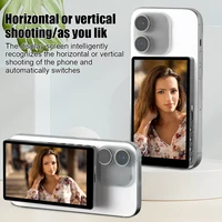 Écran de surveillance magnétique sans fil pour utiliser la caméra arrière du téléphone pour selfie, mise en miroir, vlog, diffusion en direct et enregistrement vidéo 1