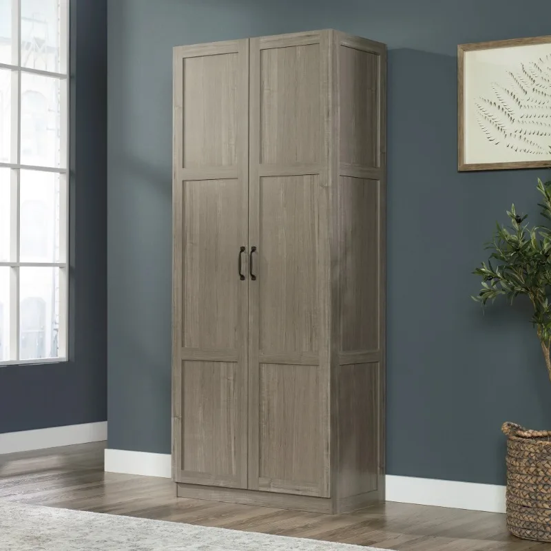 

Шкаф для хранения Sauder, шкафы и ящики с серебряной отделкой Sycamore