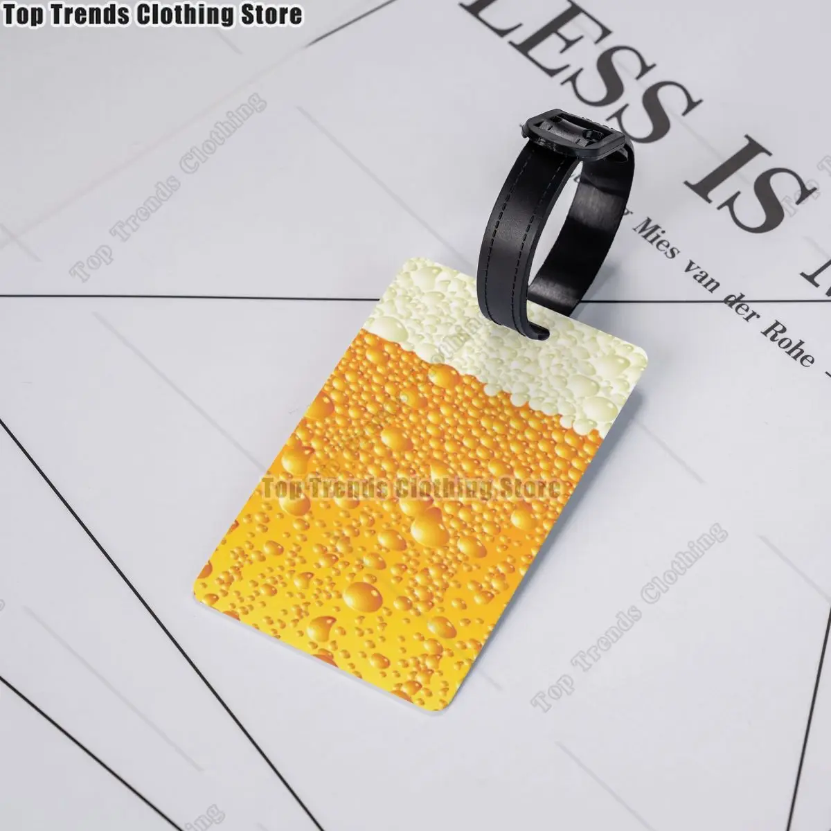 Beer Water Luggage Tag Travel Bag Suitcase Privacy Cover ID Label