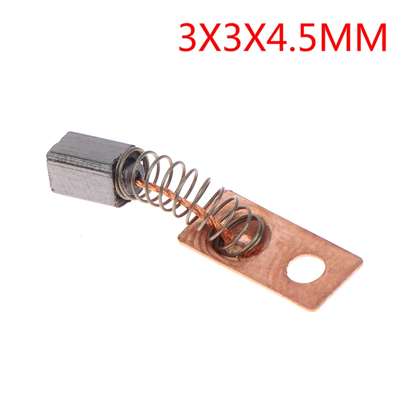 10pcs Electric Motor Carbon Brushes Replace Dental Grinding Machine Micromotor Handpiece 3X3X4.5MM 5