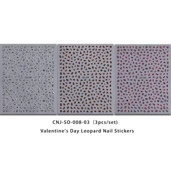 Leopard Print Nail Art Stickers - DIY Nail Decoration for Gifts & Party Styling (MULTI)
