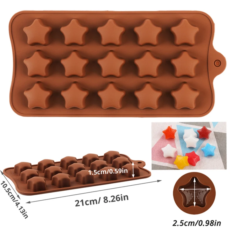 Cheap 50 Hole Cartoon Bear Mold Silicone Ice Tray Chocolate QQ