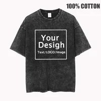 Men's Custom Oversized Hip Hop Graphic T-Shirt - 100% Cotton Streetwear Summer Tee - Personalized Design