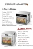 Smart Touch Panel Food Dehydrator  6/8 Layers Stainless Steel Trays Fruit Vegetable Meat Drying Machine DIY Snacks Melties Baker 6