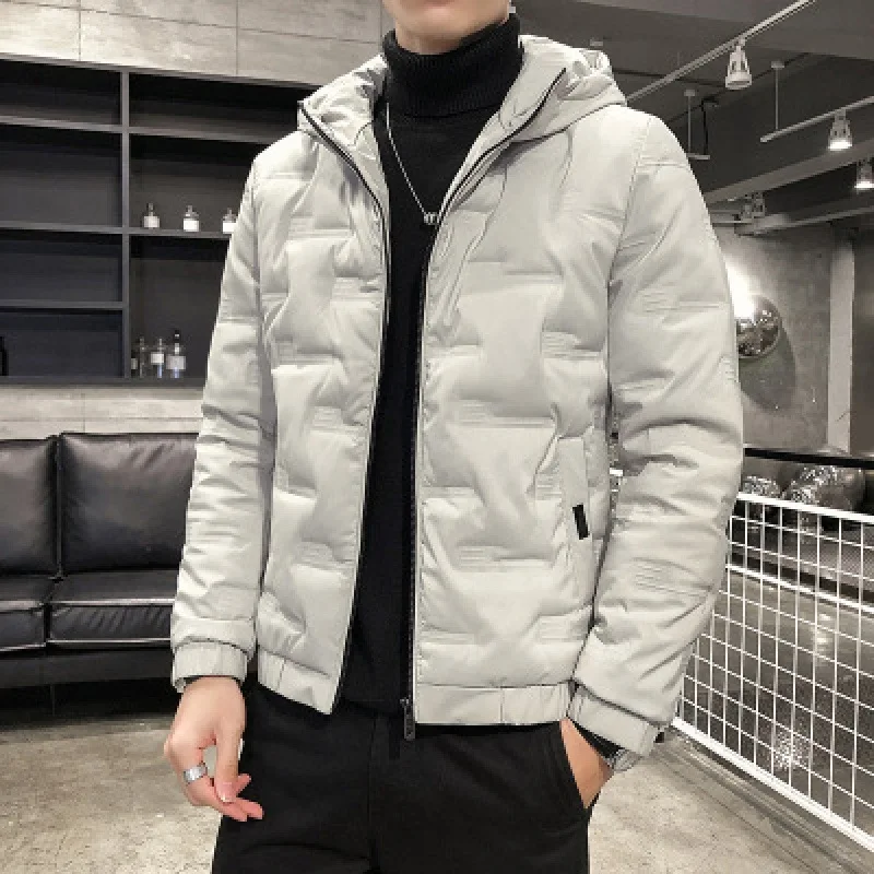 Winter Men‘s Jacket Warm Thicken Windproof Coat Fashion Hooded Parkas Waterproof Puffer Cotton Padded Jackets Oversized Coat