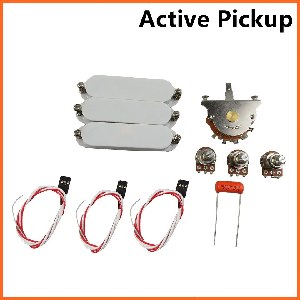 SSS White Active Pickup Guitar Pickup Single Coil Pickup Neck Middle