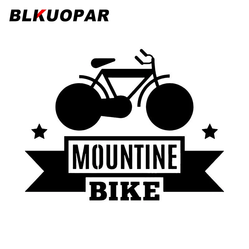 Blkuopar Mountine Bike Banner Pentagono Club Logo Icon Sign Car Sticker Creative Silhouette Decalcomania Paraurti Serbatoio Carburante Cap Car Goods