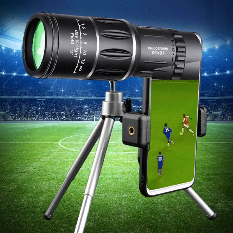 Portable monocular telescope with high magnification Tragbares monokulares Teleskop mit hoher Vergr&ouml;&szlig;erung