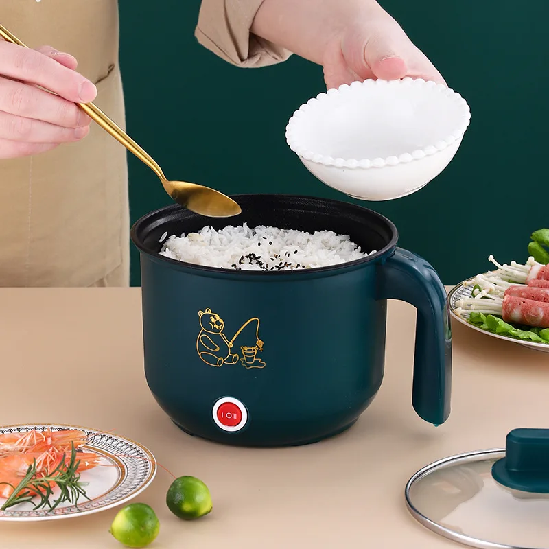Electric cooker Multi-functional household split type student dormitory  small electric hot pot integrated noodles frying pan - AliExpress