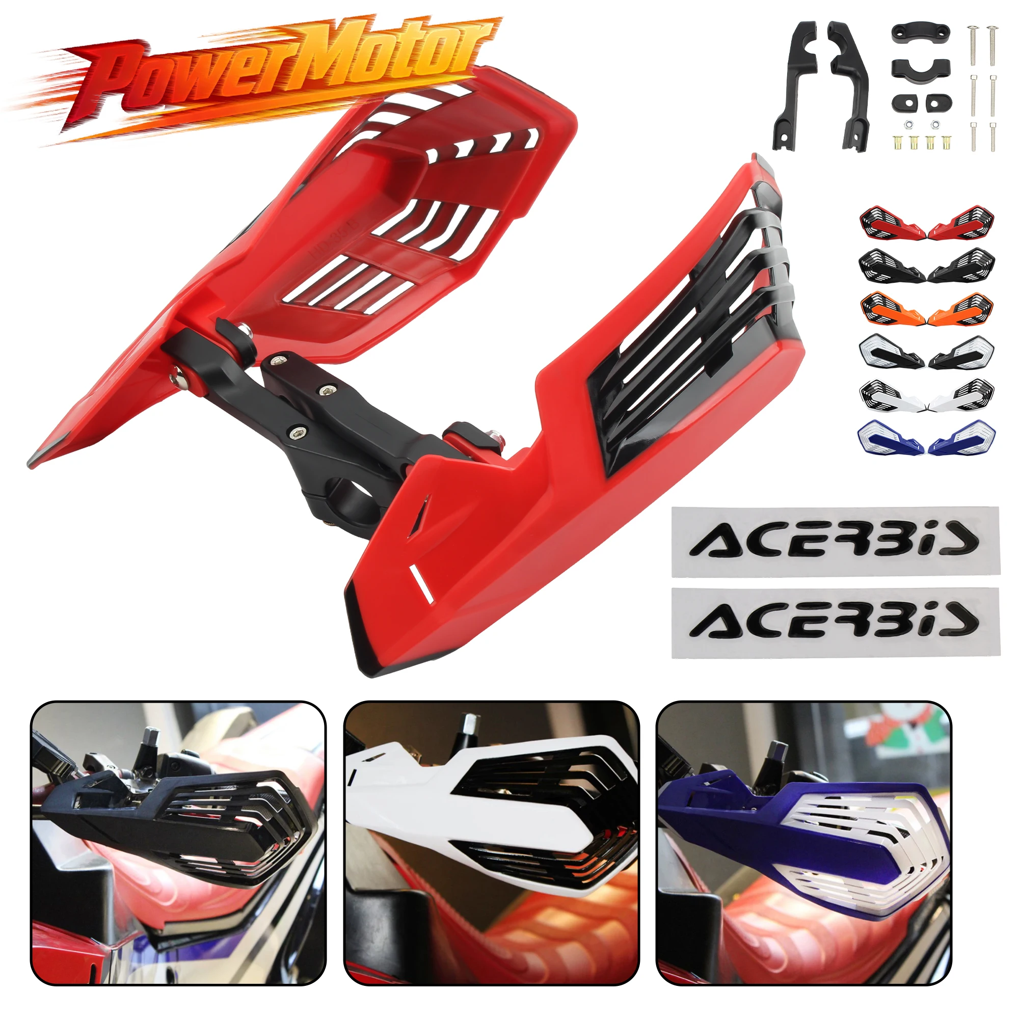 Protecteur de main de moto, accessoires universels pour KTM HONDA YAMAHA EXC KLX YZF CRF, Protection de guidon, Dirt Bike Enduro