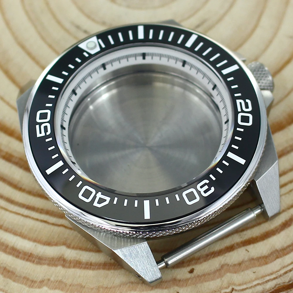 43,8 mm SKX-Uhrengehäuse für PROSPEX King Samurai Serie 4R35 4R36 NH35 NH36 NH38 NH72 Uhrwerk, Edelstahl, zum Zusammenbauen, DIY-Teil – Detail 6
