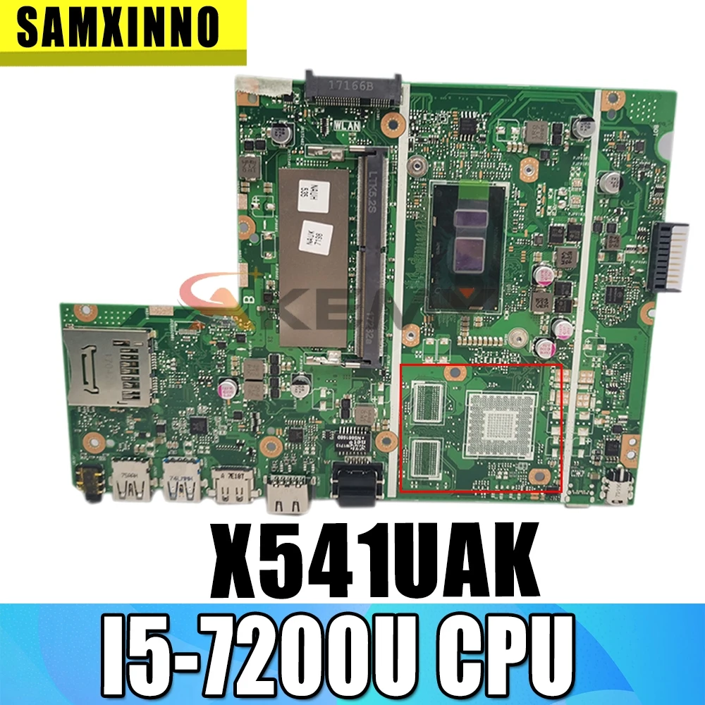 X541UVK original mainboard for ASUS X541UJ X541UV X541U X541UAK with I5