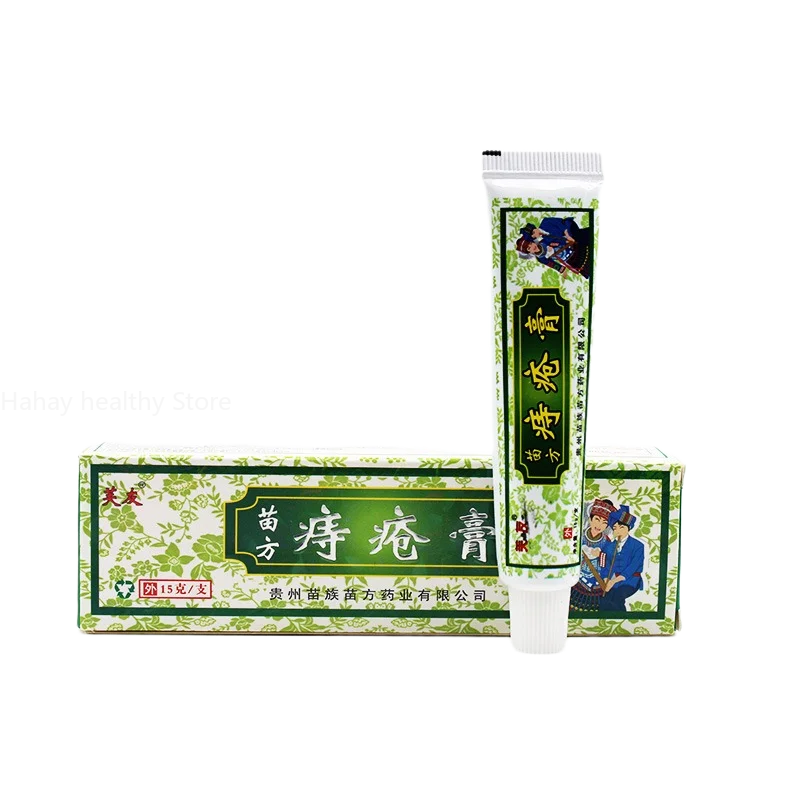 Hemorrhoids Ointment Herbal Materials Suppository Hemorrhoids Cream Personal Health Care Pain Analgesic Cream