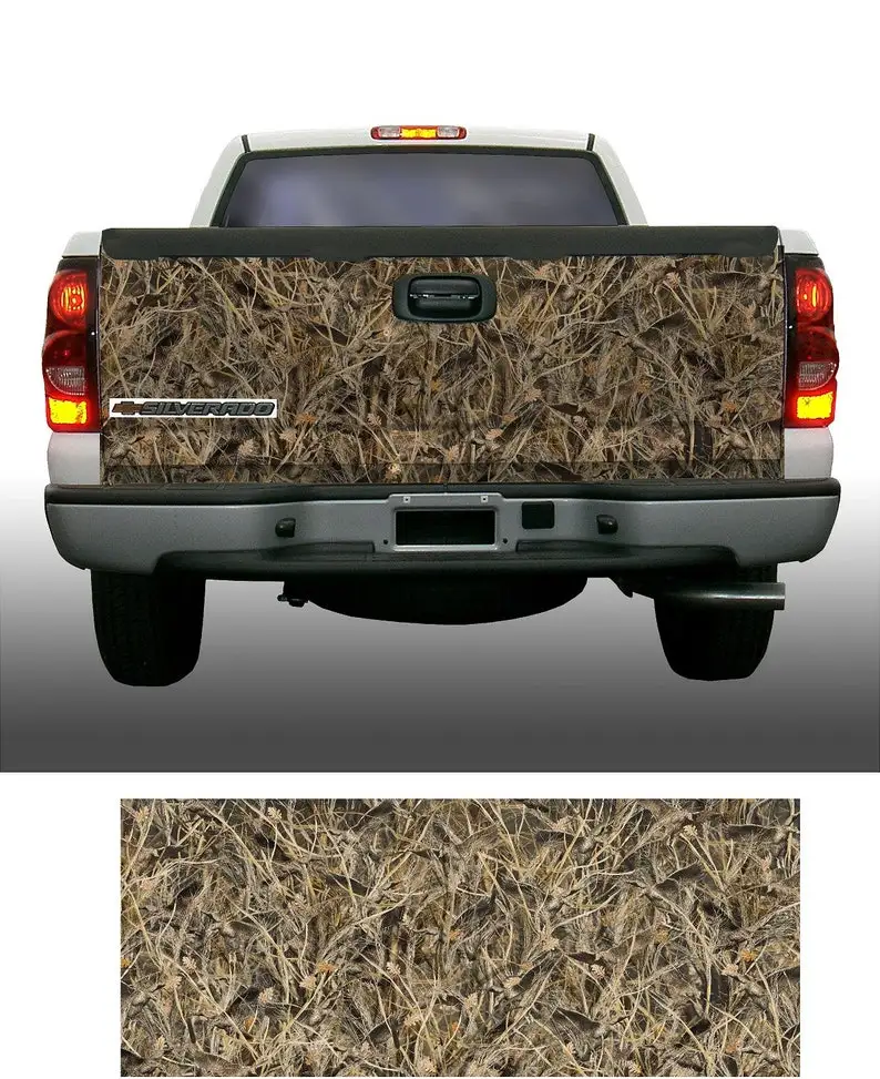 

Obliteration tall grass duck camouflage tailgate wrap vinyl graphic decal