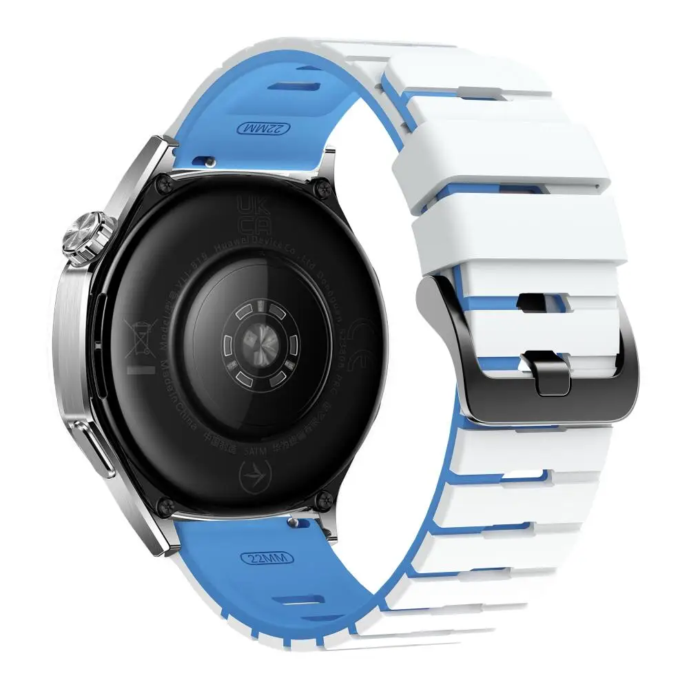Two-Tone Silicone Replacement Watchband - Premium Accessory