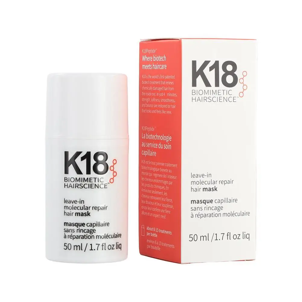 Hair Mask K18 Hairs Treatment Original Leave-In Molecular Repair Hair Mask Damaged Dry Soft Deep Keratin Scalp Treatment Hair Care