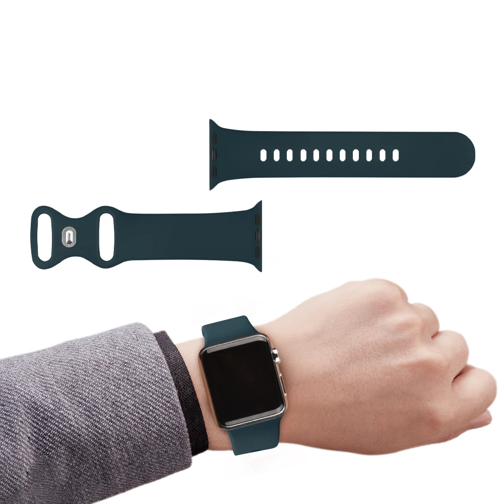 ตัวเลือกสินค้า สร้อยข้อมือซิลิโคนกันกระแทก Apple Watch