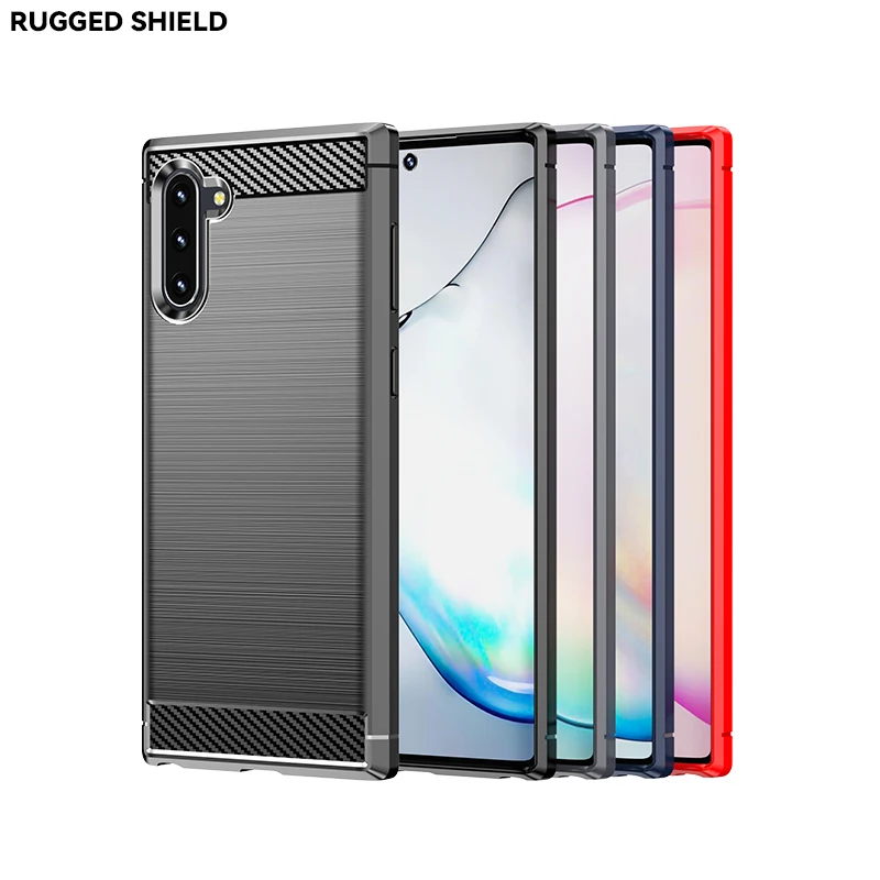 Premium Carbon Fiber TPU Phone Case with Soft Silicone Frame and Fabric Back Cover