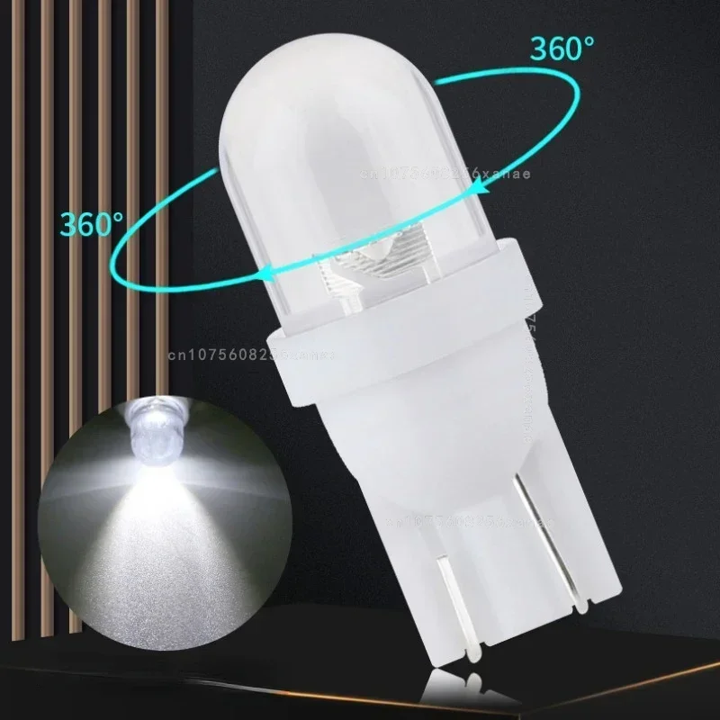 10/30Pcs Car Lights T10 LED Bulbs Car Dome Reading Lights Clearance Light Parking Bulb Wedge Side Bulbs Lamp White LED 12V