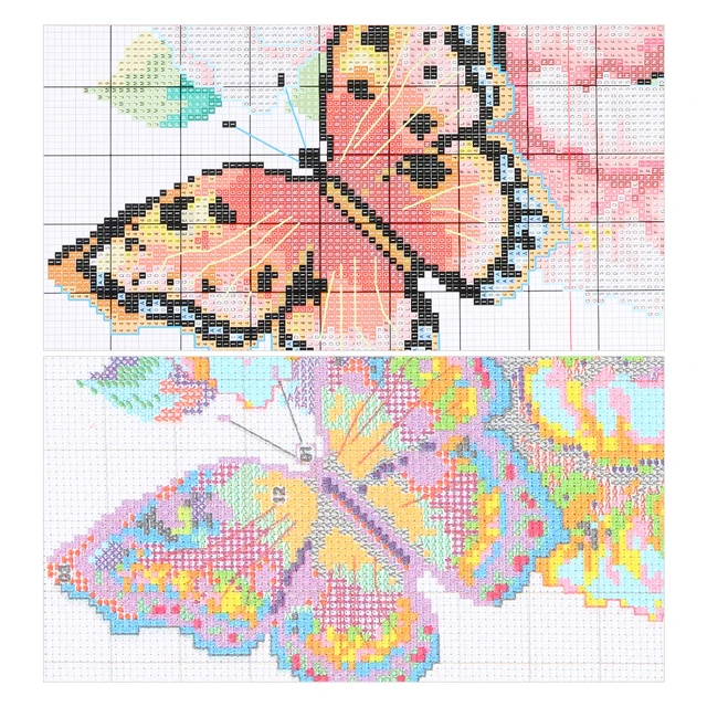 Kit de Broderie Complète en Fil de Coton, Motif Chien Imprimé, Point de Croix, Art, 40x40cm, 11CT 6