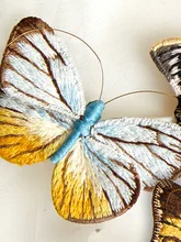 

Easy Beginner Embroidery Kit With Hoop Diy Embroidery Kit Making Butterfly Brooch Handmade Needlework Cross-stitch Set Craft Kit