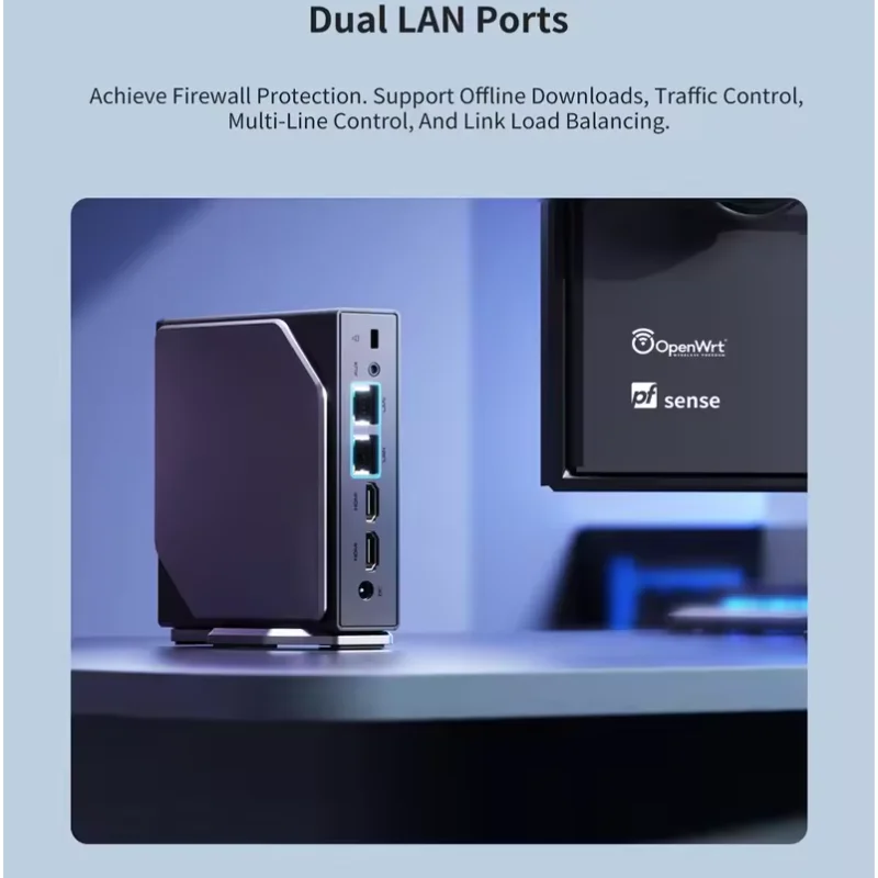 S1 Intel Twin Lake N150 Mini PC Windows 11 Pro 16GB LPDDR4 512GB