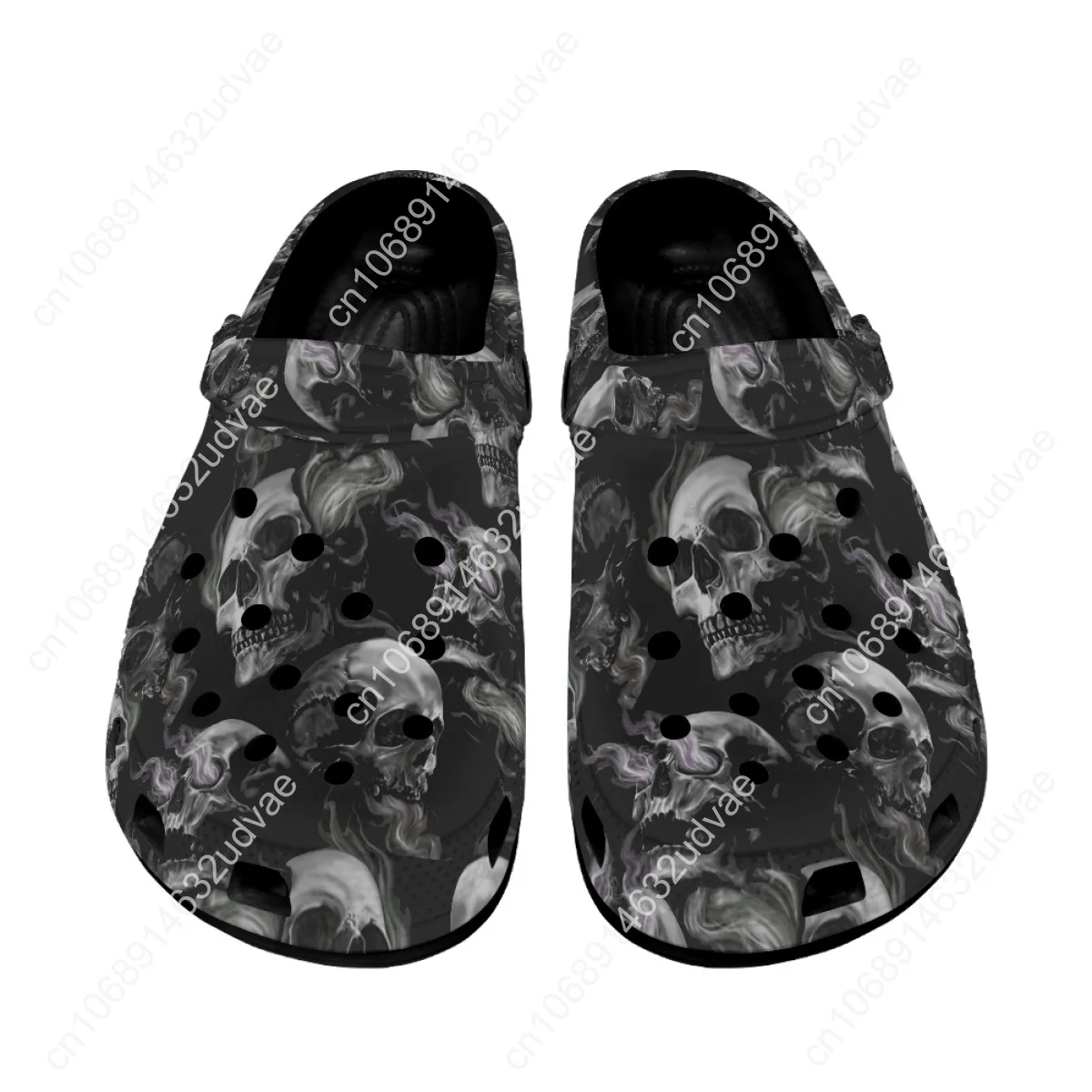 Girls Slippers Flats Casual Summer Shoes Fashion Skull Design Lightweight Breathable Girls Slippers Home Garden Shoes Comfort