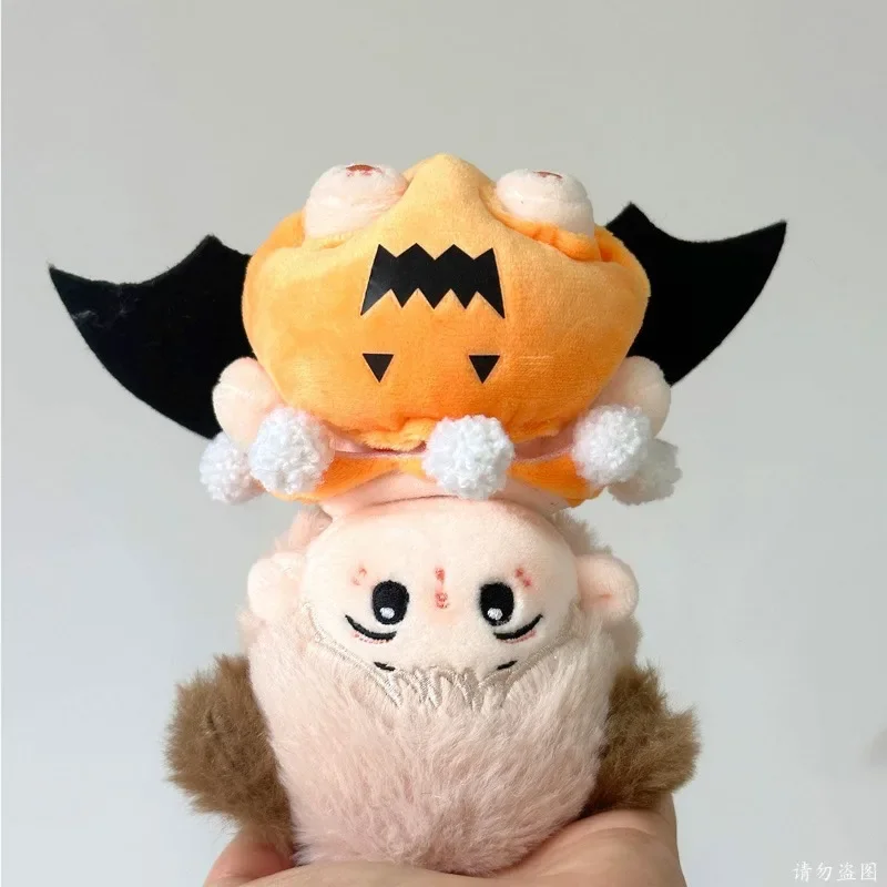 Halloween pumpkin 10cm 20cm cotton doll clothes funny pumpkin bib bread pants doll accessories 5