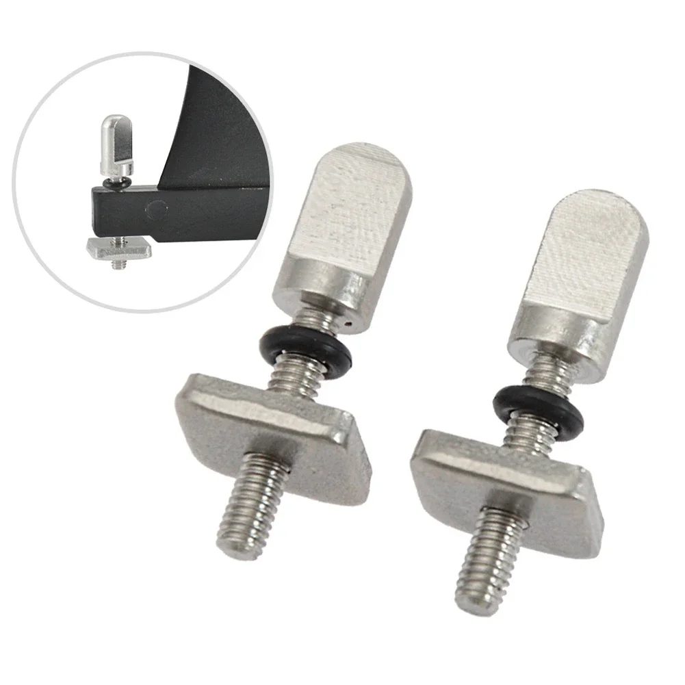 2 Pcs Surfboard Tail Fin Screw Quick Fit Fin Nut & Bolt For Sup / Surf Etc. Surfboard Tail Screw New