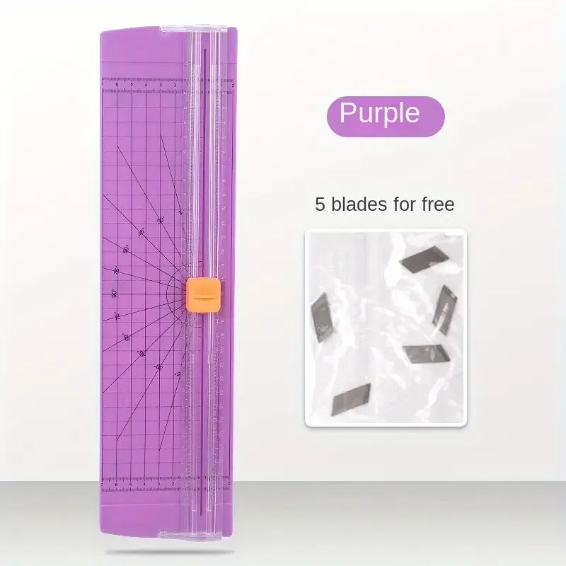 Portable A4 Paper Cutter Blade for Manuals One Way Sliding Easy Cutting paper cutter