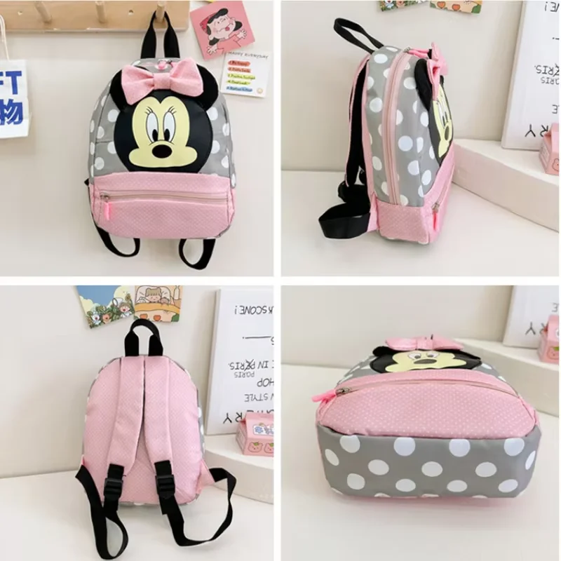 Disney Cartoon Backpack for Baby Boys Girls Minnie Mickey Mouse Children Lovely Schoolbag Kindergarten Schoolbag Kids Gift children backpack children bag students backpack
