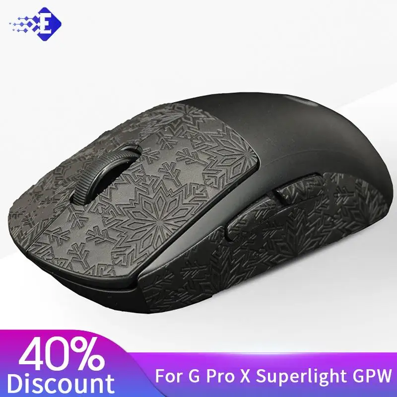 G 프로 X 초경량 GPW 무선 마우스용 마우스 그립 테이프 스케이트 수제 스티커, 미끄럼 방지 도마뱀 피부 땀 빨아 줌