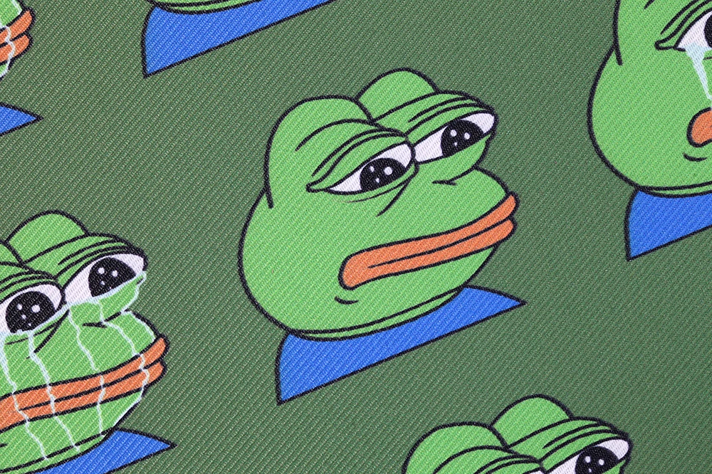 kprepublic sapo triste teclado mecânico mousepad deskmat bordas de alta qualidade toque macio borracha verde