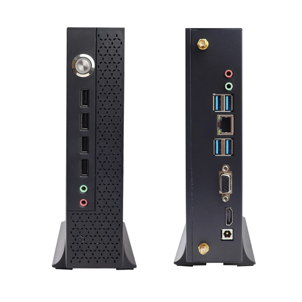 Mini Itx Chassi Portátil Desktop Computador Case Jogos Componentes do Computador Escudo com Cpu Ventilador de Refrigeração Módulo Wi-fi e Antena Diy - Imagem 2