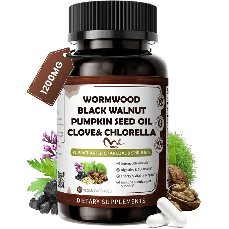 Black walnut, pumpkin seed oil, cloves, activated carbon, probiotics, 60 capsules 2 S0588839c18b64f5a9e925f16df5d5be9D